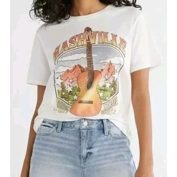 Time and Tru Graphic Tee Shirt 3XL Oversized Nashville Boho Country Music - Picture 11 of 11